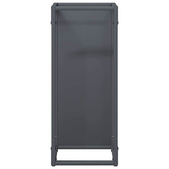 Brandhoutrek 25x25x60 cm koudgewalst staal antracietkleurig 5