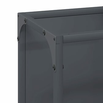 Brandhoutrek 25x25x60 cm koudgewalst staal antracietkleurig 8