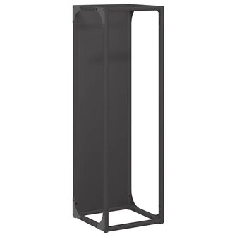 Brandhoutrek 25x25x80 cm koudgewalst staal zwart 2