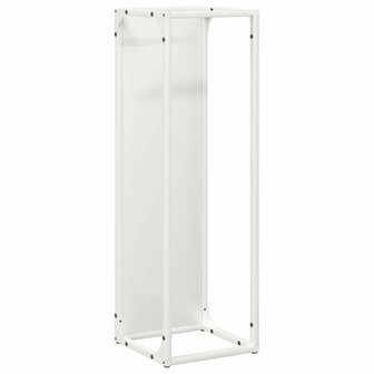 Brandhoutrek 25x25x80 cm koudgewalst staal wit 2