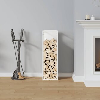 Brandhoutrek 25x25x80 cm koudgewalst staal wit 3