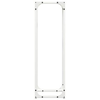Brandhoutrek 25x25x80 cm koudgewalst staal wit 6