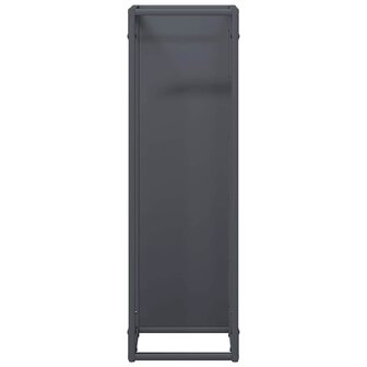 Brandhoutrek 25x25x80 cm koudgewalst staal antracietkleurig 5