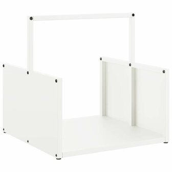 Brandhoutrek 40x40x40 cm koudgewalst staal wit 2