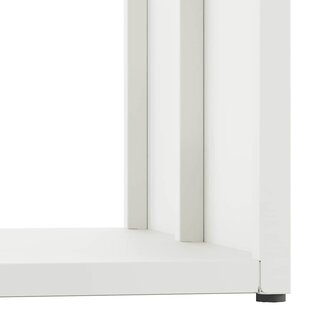 Brandhoutrek 40x40x40 cm koudgewalst staal wit 8