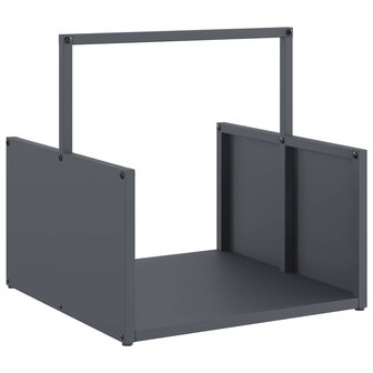 Brandhoutrek 40x40x40 cm koudgewalst staal antracietkleurig 2