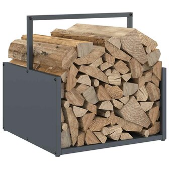 Brandhoutrek 40x40x40 cm koudgewalst staal antracietkleurig 4