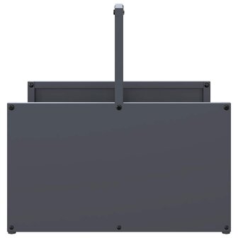 Brandhoutrek 40x40x40 cm koudgewalst staal antracietkleurig 6