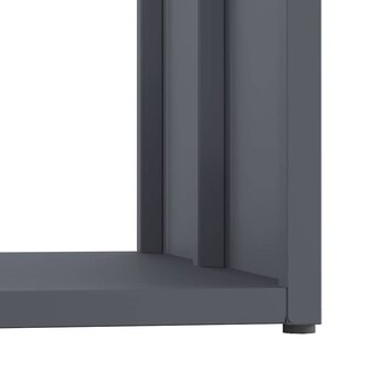Brandhoutrek 40x40x40 cm koudgewalst staal antracietkleurig 8