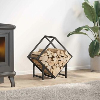 Brandhoutrek 50x25x50 cm koudgewalst staal zwart 1