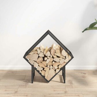 Brandhoutrek 50x25x50 cm koudgewalst staal zwart 3