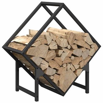 Brandhoutrek 50x25x50 cm koudgewalst staal zwart 4