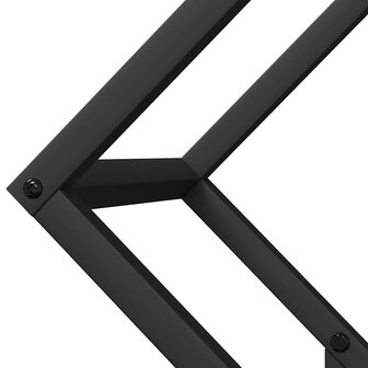Brandhoutrek 50x25x50 cm koudgewalst staal zwart 7
