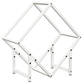 Brandhoutrek 50x25x50 cm koudgewalst staal wit 2