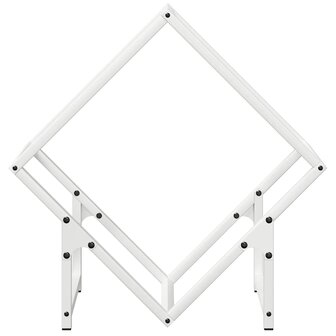 Brandhoutrek 50x25x50 cm koudgewalst staal wit 5