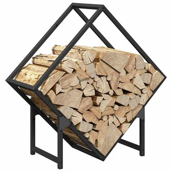 Brandhoutrek 60x25x60 cm koudgewalst staal zwart 4