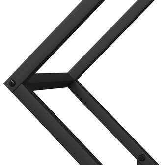Brandhoutrek 60x25x60 cm koudgewalst staal zwart 7