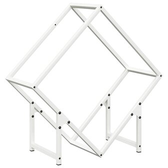 Brandhoutrek 60x25x60 cm koudgewalst staal wit 2