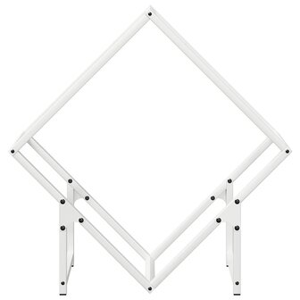 Brandhoutrek 60x25x60 cm koudgewalst staal wit 5