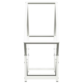 Brandhoutrek 60x25x60 cm koudgewalst staal wit 6