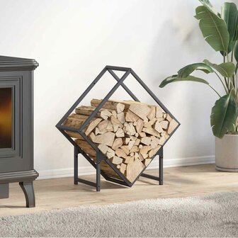 Brandhoutrek 60x25x60 cm koudgewalst staal antracietkleurig 1