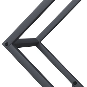 Brandhoutrek 60x25x60 cm koudgewalst staal antracietkleurig 7