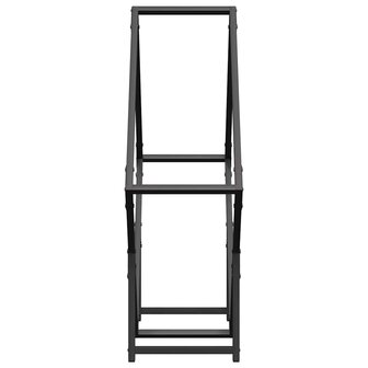 Brandhoutrek 80x25x80 cm koudgewalst staal zwart 6