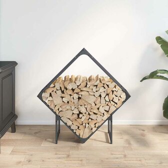 Brandhoutrek 80x25x80 cm koudgewalst staal antracietkleurig 3