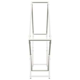 Brandhoutrek 100x25x100 cm koudgewalst staal wit 6