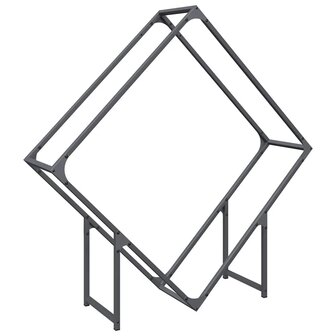 Brandhoutrek 100x25x100 cm koudgewalst staal antracietkleurig 2
