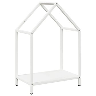 Brandhoutrek 40x25x60 cm koudgewalst staal wit 2