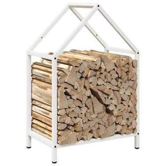Brandhoutrek 40x25x60 cm koudgewalst staal wit 4