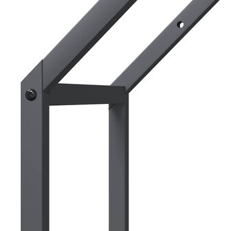 Brandhoutrek 40x25x60 cm koudgewalst staal antracietkleurig 7