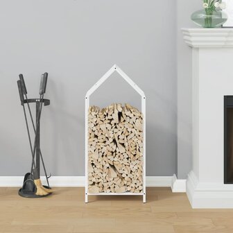 Brandhoutrek 40x25x90 cm koudgewalst staal wit 3