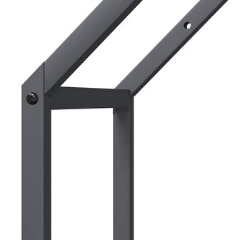Brandhoutrek 40x25x90 cm koudgewalst staal antracietkleurig 7