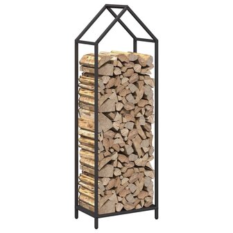 Brandhoutrek 40x25x120 cm koudgewalst staal zwart 4