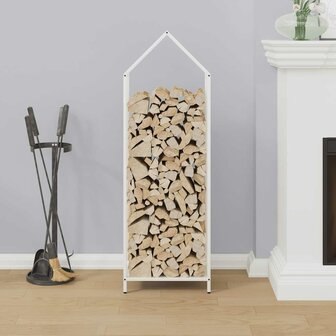 Brandhoutrek 40x25x120 cm koudgewalst staal wit 3
