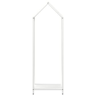 Brandhoutrek 40x25x120 cm koudgewalst staal wit 5