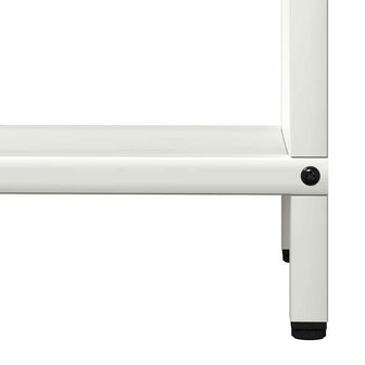 Brandhoutrek 40x25x120 cm koudgewalst staal wit 8