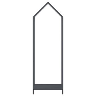 Brandhoutrek 40x25x120 cm koudgewalst staal antraciet 5