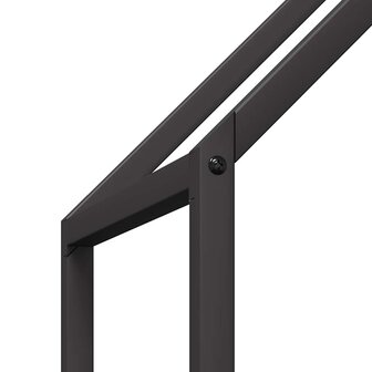 Brandhoutrek 60x25x60 cm koudgewalst staal zwart 7