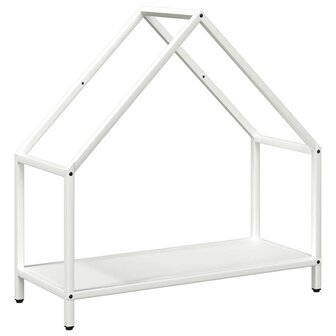Brandhoutrek 60x25x60 cm koudgewalst staal wit 2
