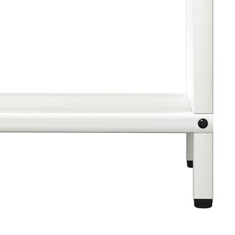 Brandhoutrek 60x25x60 cm koudgewalst staal wit 8