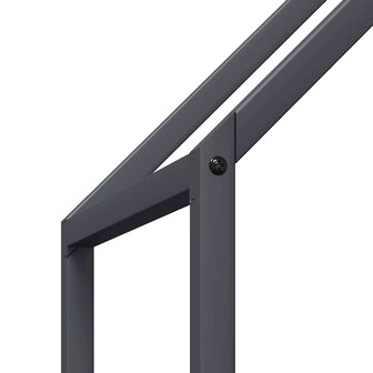 Brandhoutrek 60x25x60 cm koudgewalst staal antracietkleurig 7