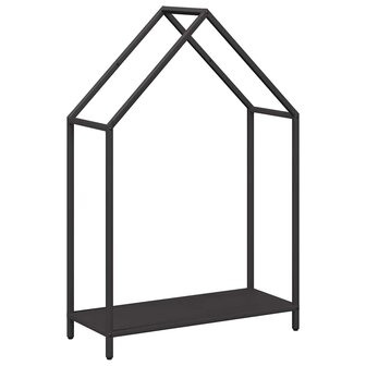 Brandhoutrek 60x25x90 cm koudgewalst staal zwart 2