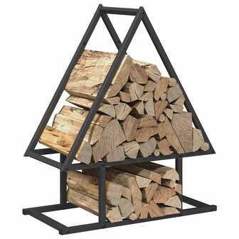 Brandhoutrek 50x25x60 cm koudgewalst staal zwart 4