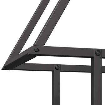 Brandhoutrek 50x25x60 cm koudgewalst staal zwart 7