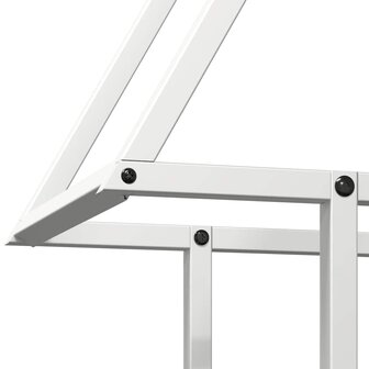 Brandhoutrek 50x25x60 cm koudgewalst staal wit 7