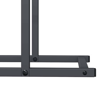 Brandhoutrek 50x25x60 cm koudgewalst staal antracietkleurig 8