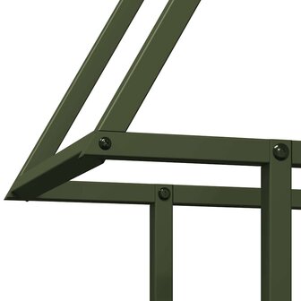 Brandhoutrek 50x25x60 cm koudgewalst staal olijfgroen 7